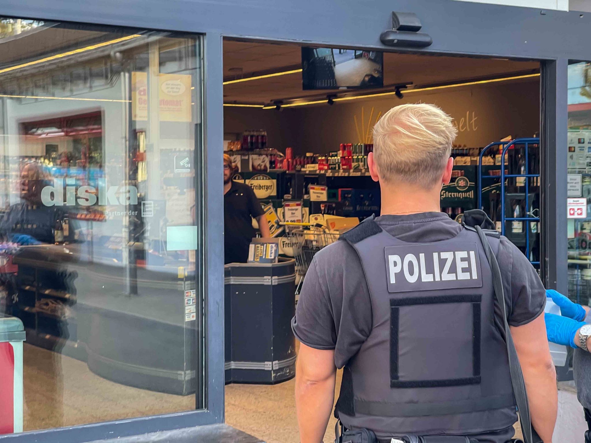 Polizisten konnten den Tatverdächtigen in Plauen festnehmen