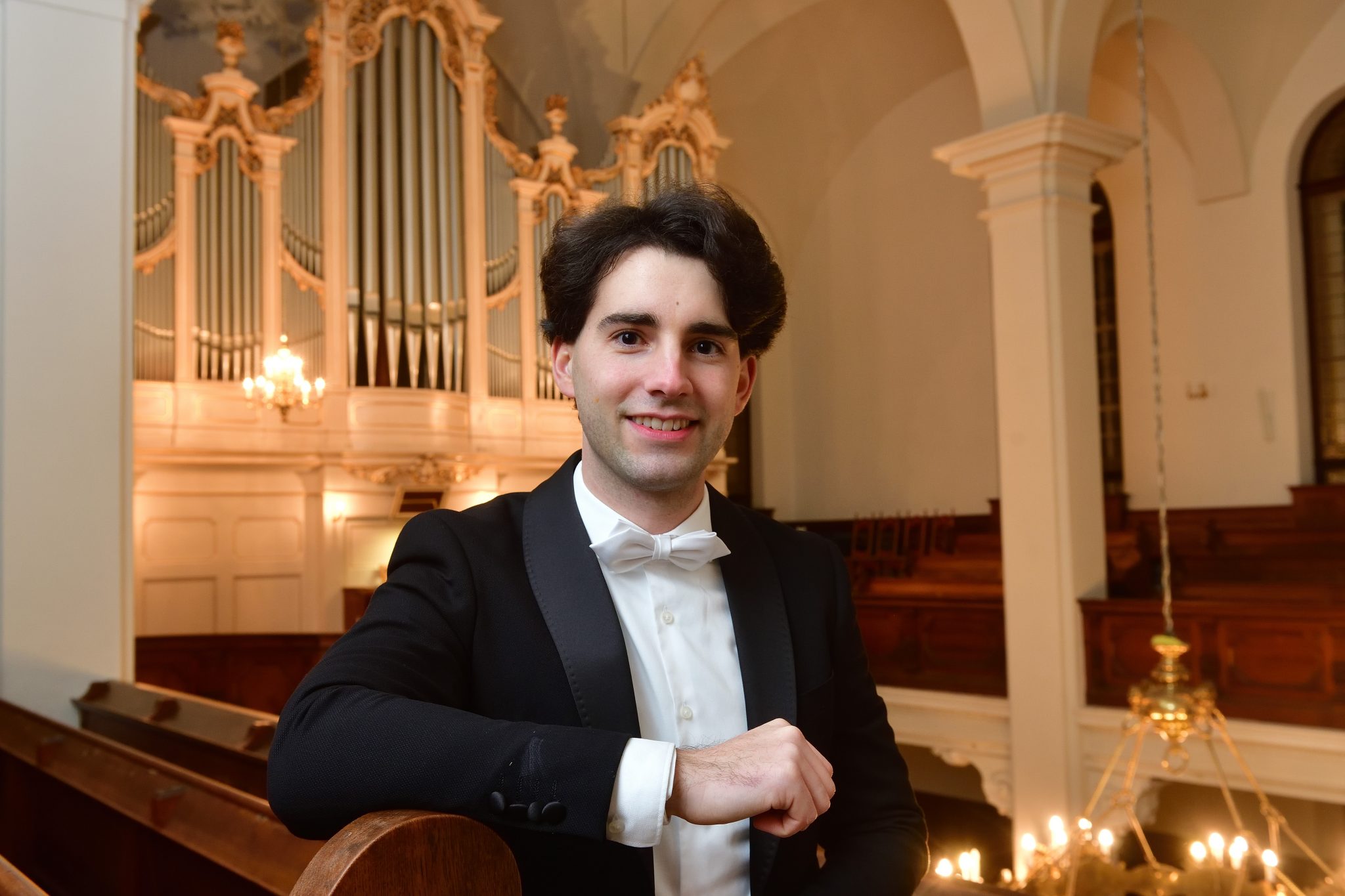 Pascal Kaufmann, Dirigent, Kirchenmusiker, Organist und Festivalveranstalter in Augustusburg. Foto: Mike Klaschka